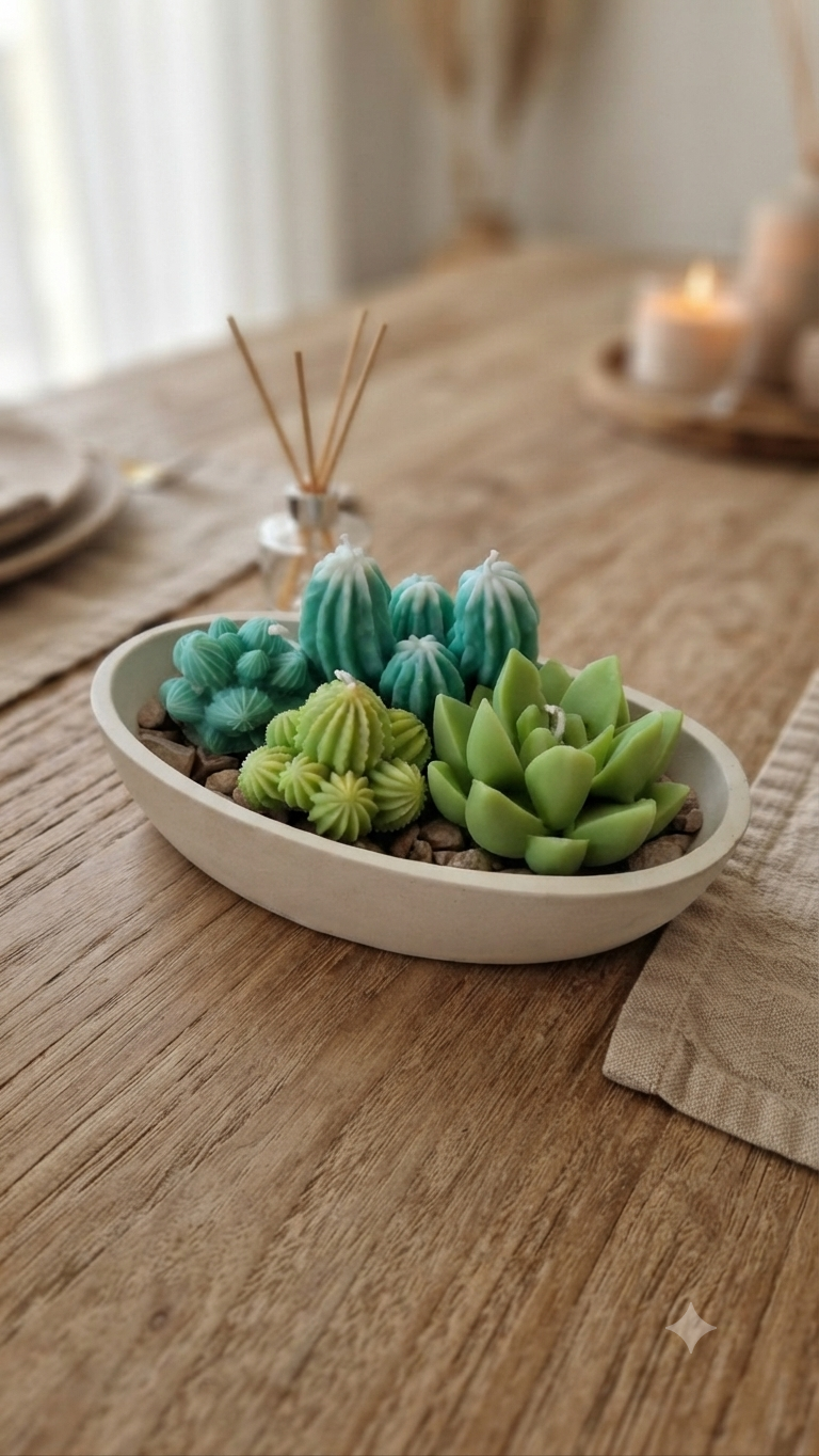Terrario de cactus pequeño