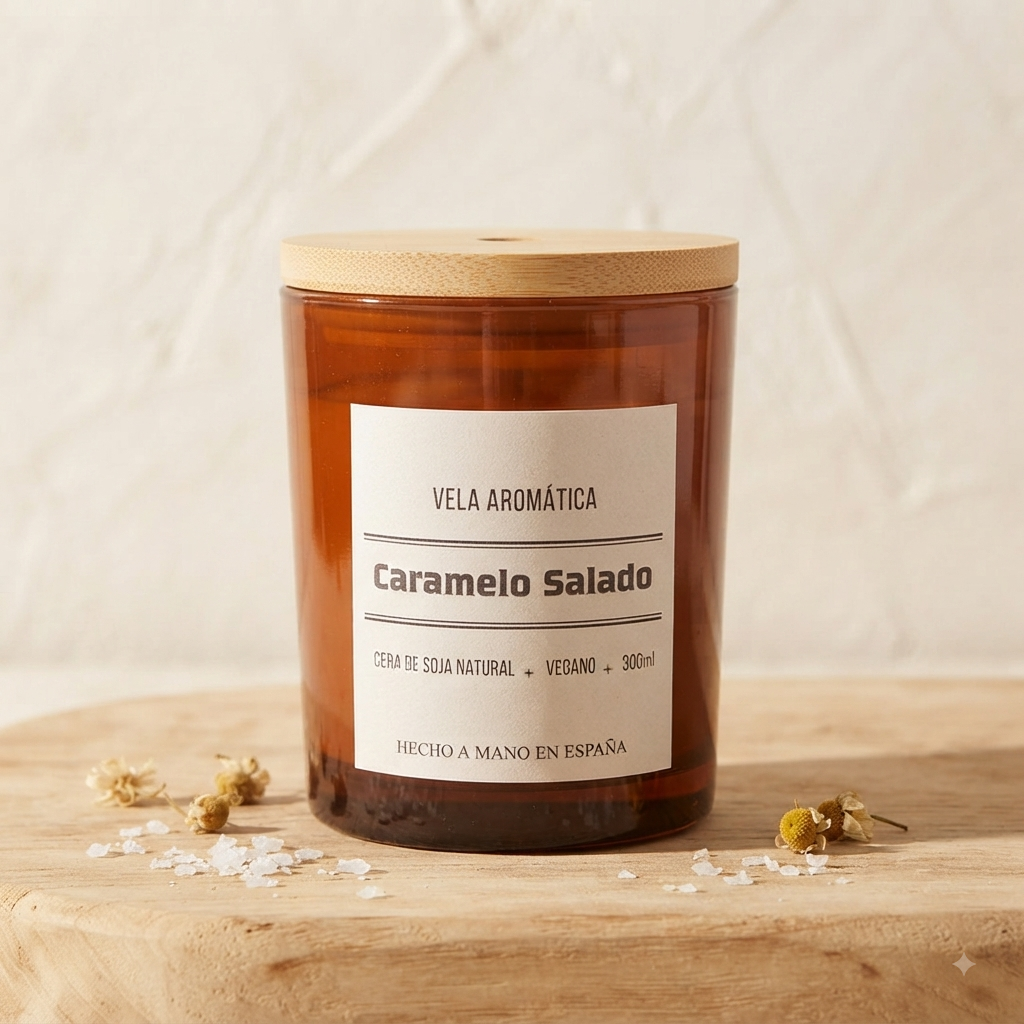 Vela aromática Caramelo Salado