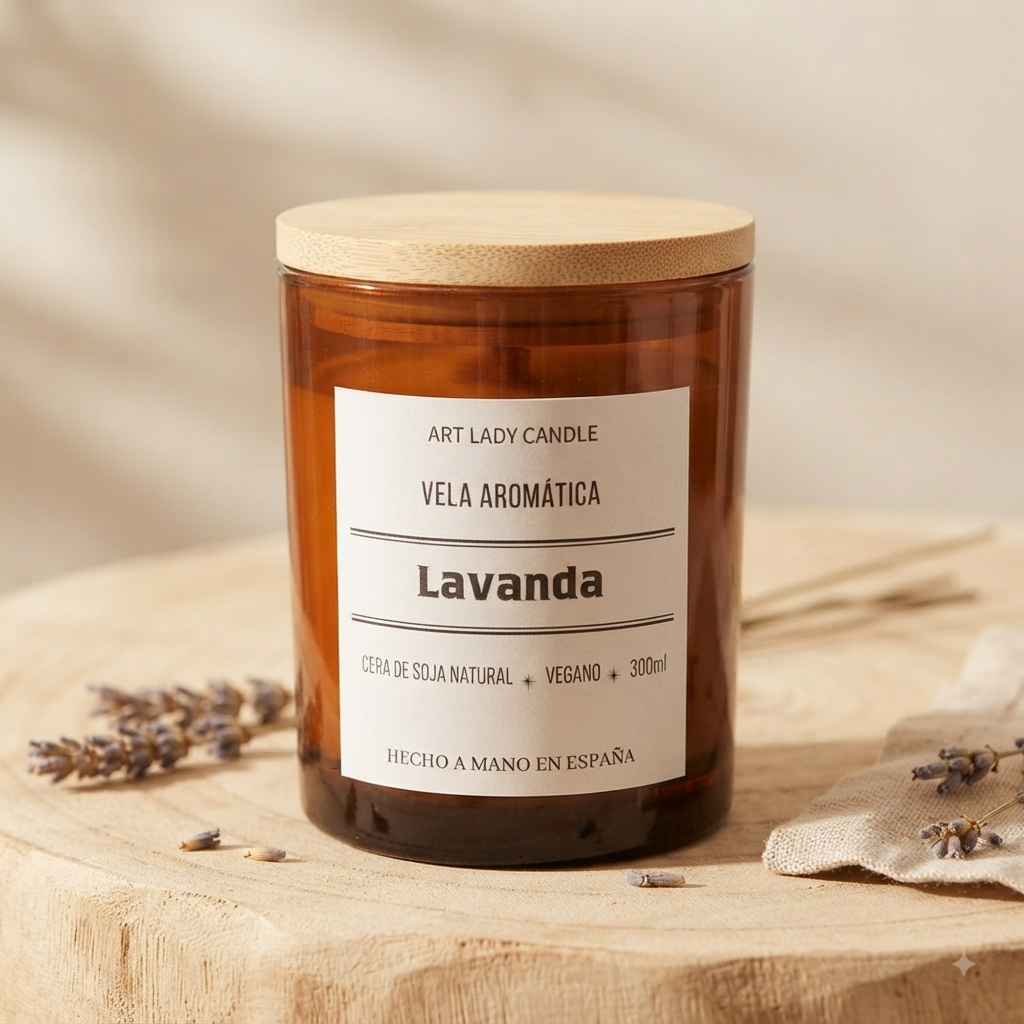 Vela aromática Lavanda